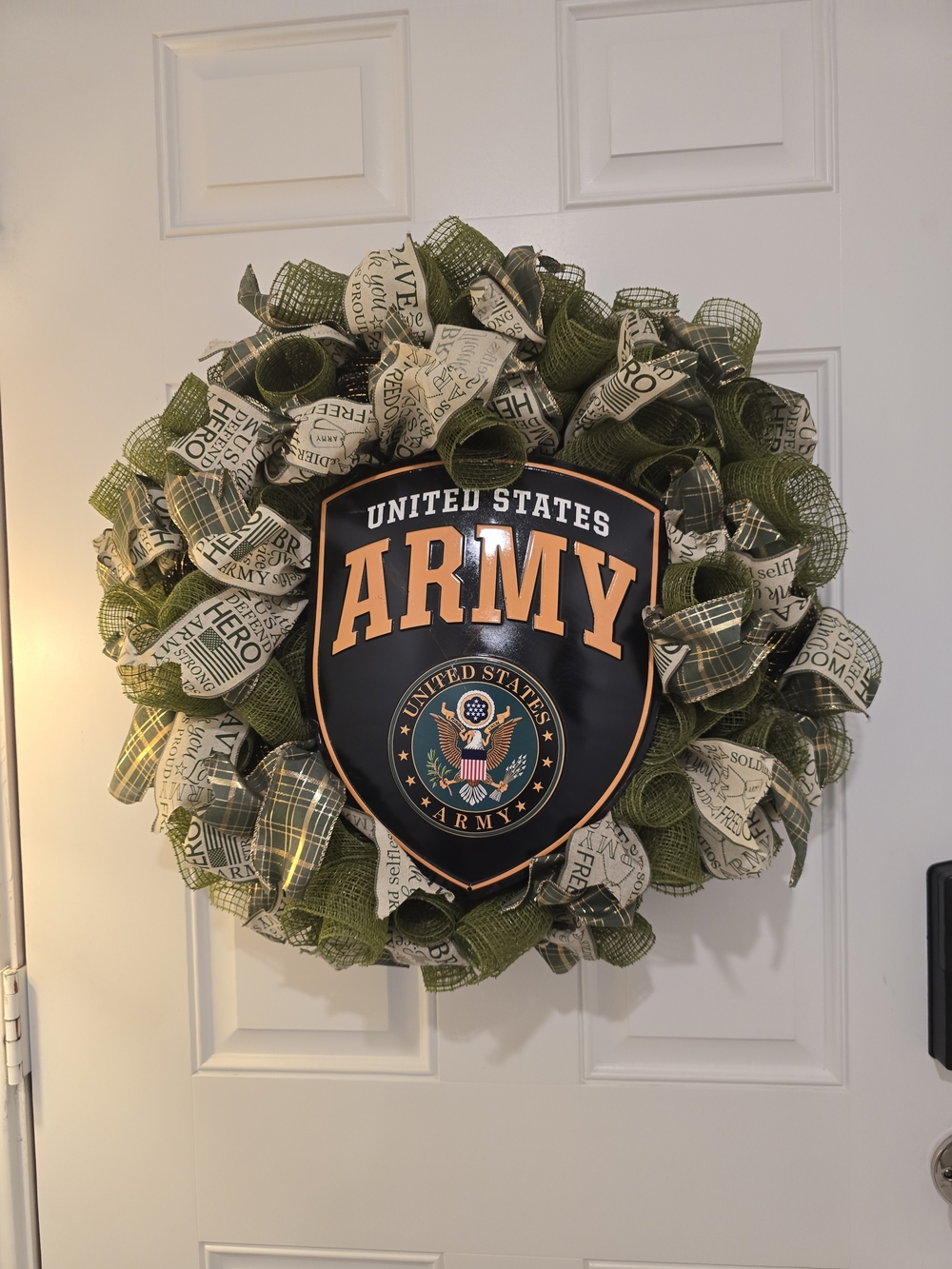 US Army WREATH Home Holiday Decor